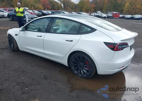 2023 Tesla Model 3 Performance Dual Motor All-Wheel Drive из США, поврежденный, VIN 5YJ3E1EC6PF627725